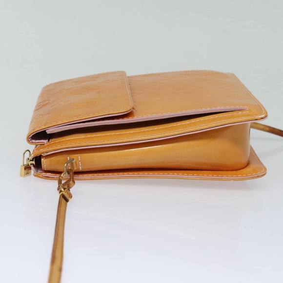 LOUIS VUITTON Monogram Vernis Motto Pouch Marshmallow Pink M91312 LV Auth 84288 - Picture 3 of 16